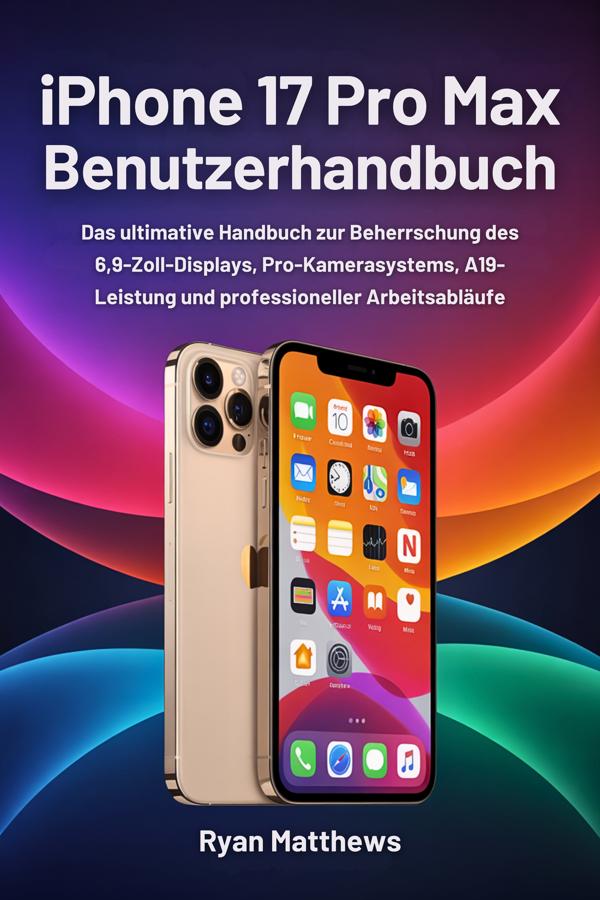 Produktbild: iPhone 17 Pro Max Benutzerhandbuch | Ryan Matthews