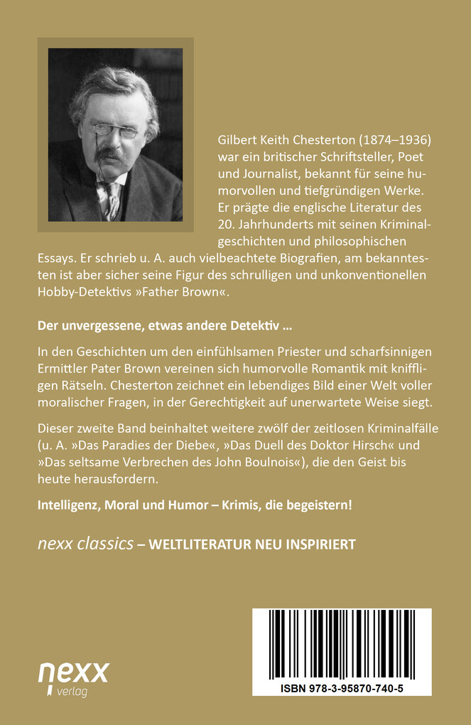 Weitere Ansicht: Pater Brown - Das Paradies der Diebe | Gilbert Keith Chesterton