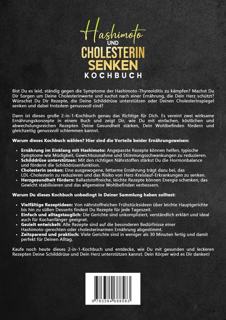 Weitere Ansicht: Hashimoto und Cholesterin Senken Kochbuch | Carina Lehmann