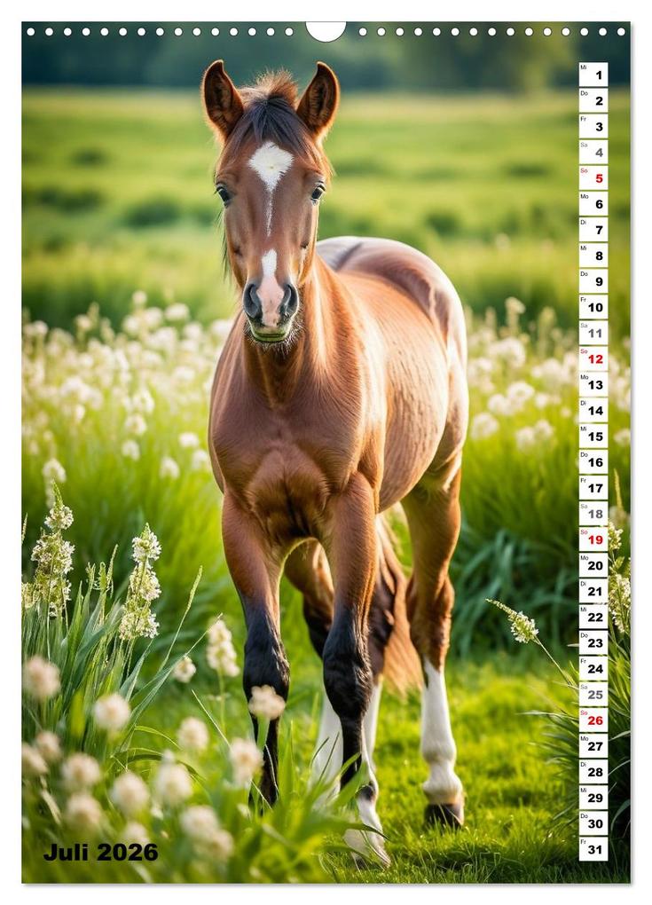 Weitere Ansicht: Pferdekalender - Wunderschöne Pferde in Natur und Portraits (Wandkalender 2026 DIN A3 hoch), CALVENDO Monatskalender | MB Fotografie, Calvendo