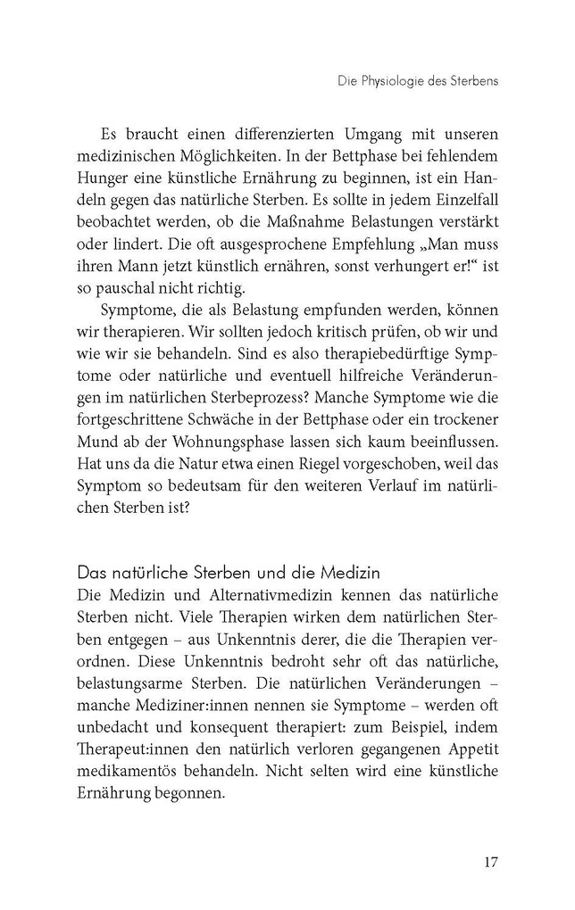 Weitere Ansicht: Der natürliche Sterbeverlauf | Michael Hatzenbühler