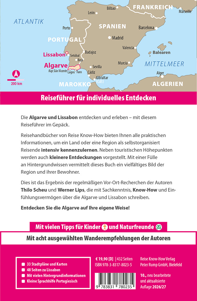 Weitere Ansicht: Reise Know-How Reiseführer Algarve und Lissabon | Werner Lips, Thilo Scheu