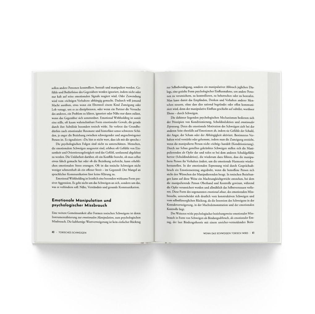 Weitere Ansicht: Toxisches Schweigen | Haller Reinhard