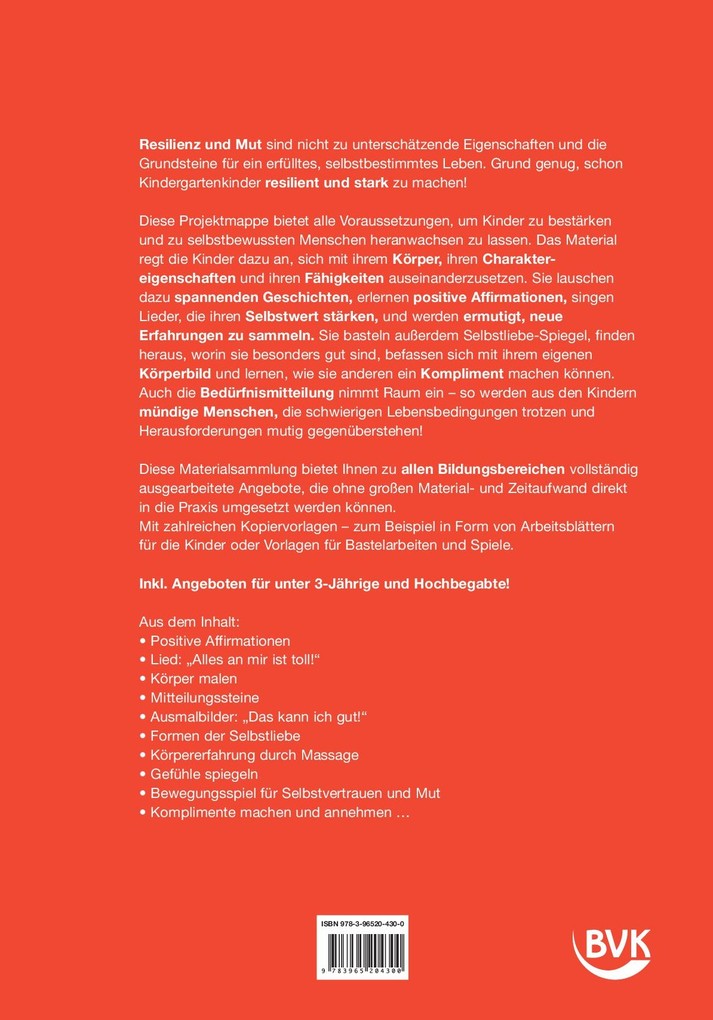 Weitere Ansicht: Kita aktiv Projektmappe Selbstbewusstsein stärken | Jennifer Wagner