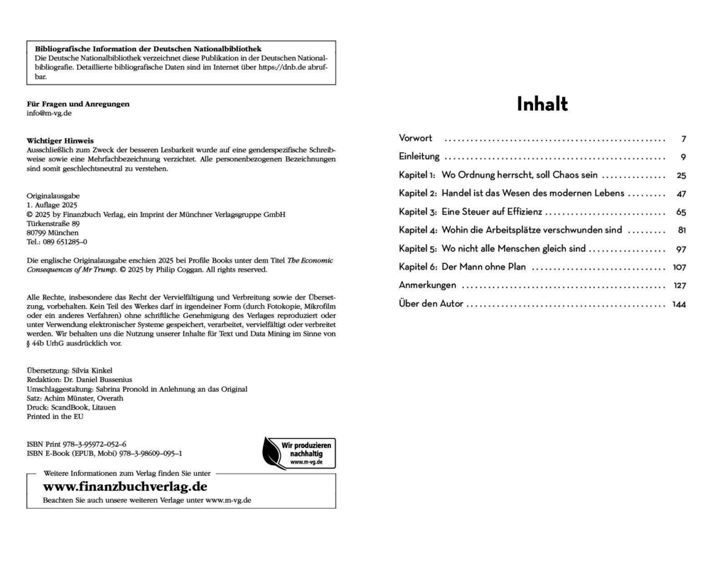 Weitere Ansicht: Trumps Angriff auf die Weltwirtschaft | Philip Coggan