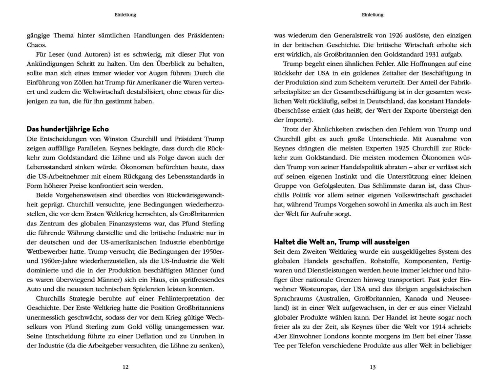 Weitere Ansicht: Trumps Angriff auf die Weltwirtschaft | Philip Coggan