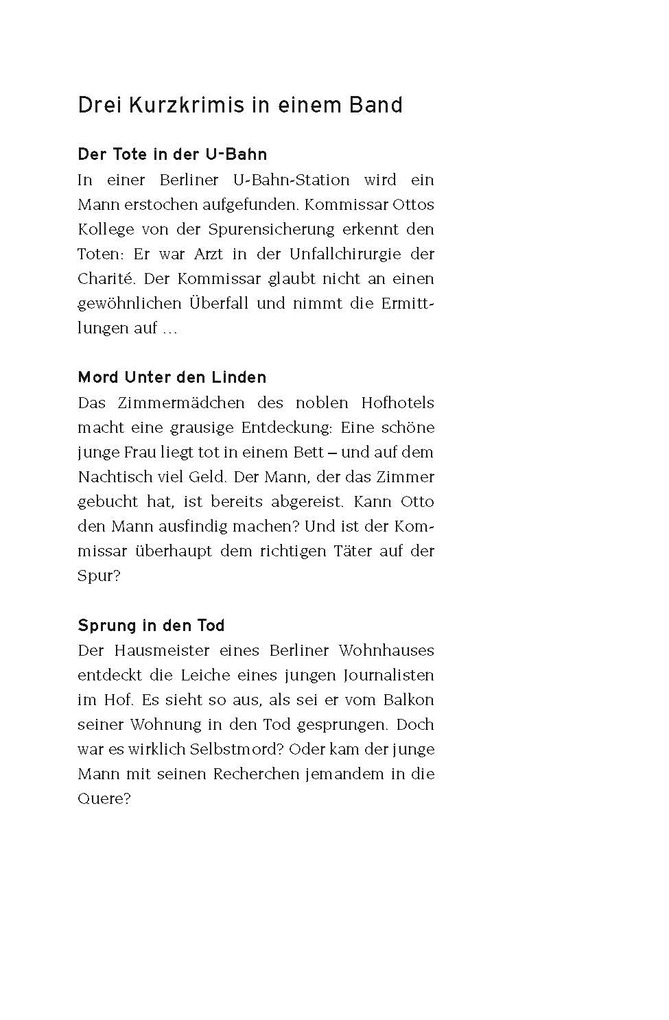 Weitere Ansicht: Mord unter den Linden | Franziska Jaeckel, Ingrid Schleicher