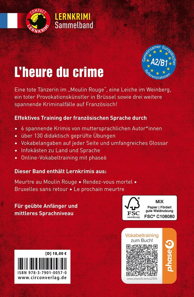 Weitere Ansicht: L'heure du crime | Ilse Arnauld des Lions, Clara Boyd, Aleth Gaulon, Virginie Pironin