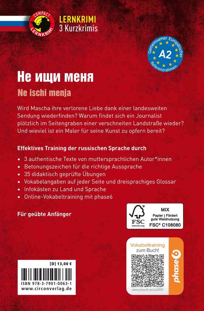 Weitere Ansicht: Ne ischi menja - Russisch A2 | D. M. Busek, Tatiana Rochko