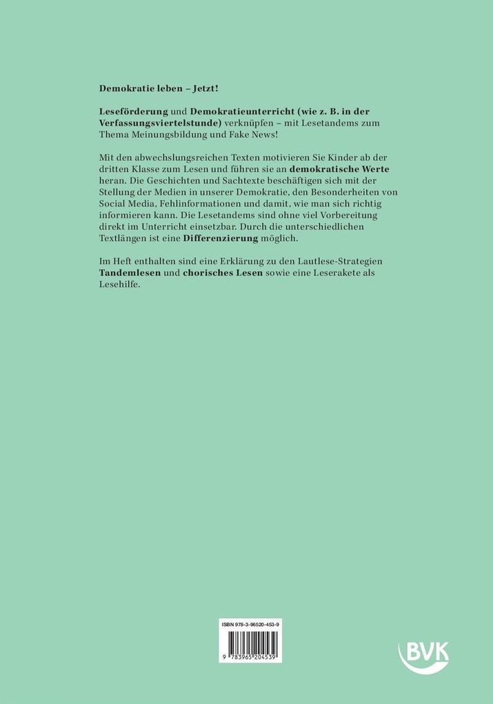 Weitere Ansicht: Lesetandems Demokratie: Meinungsbildung und Fake News | Grischa Blum