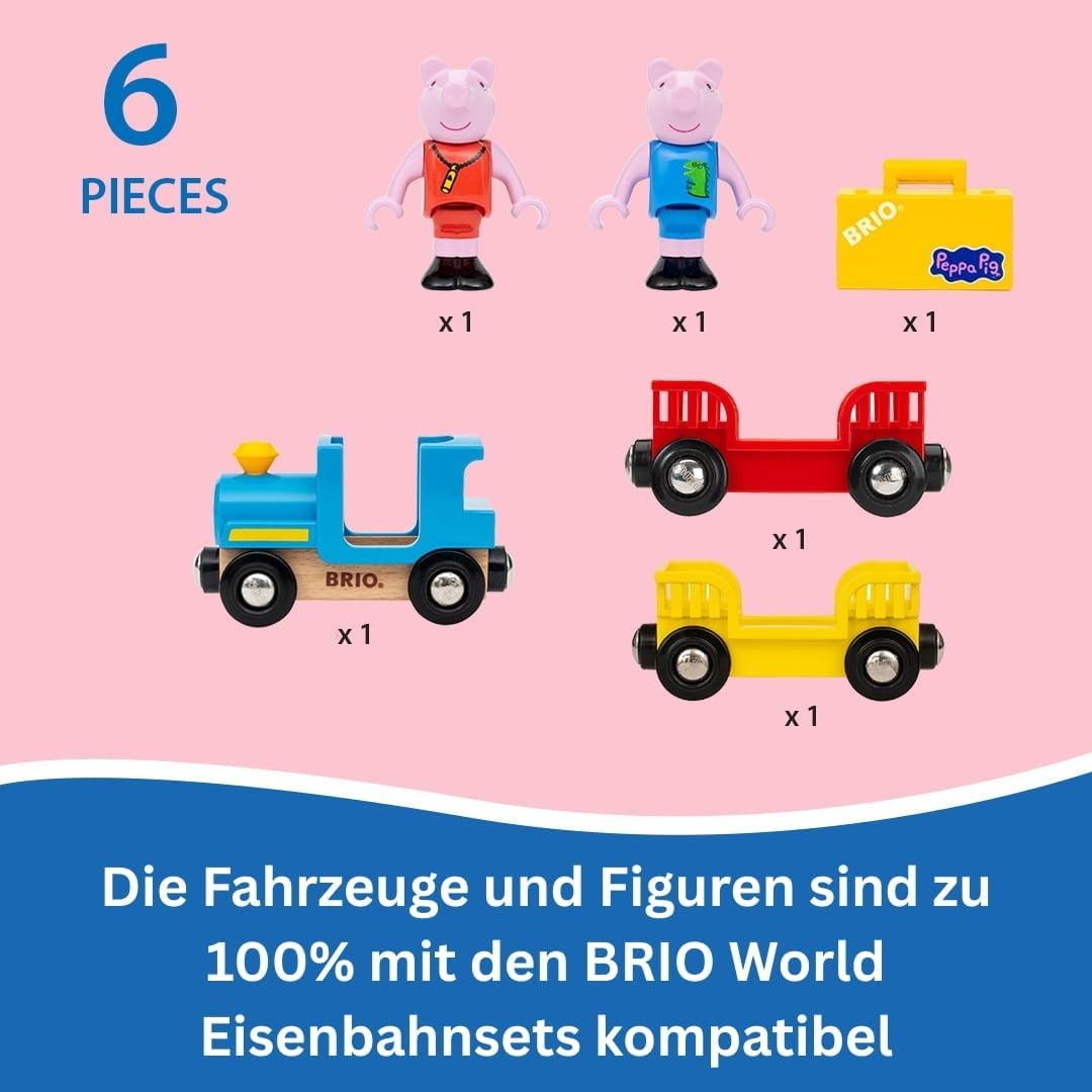 Weitere Ansicht: Peppa Wutz Zug / Eisenbahn für Kinder ab 3 Jahren