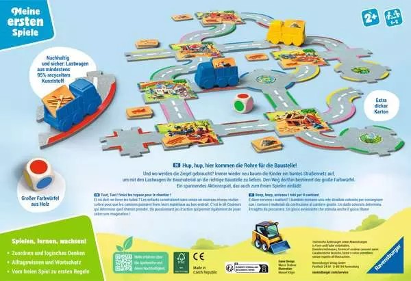 Weitere Ansicht: Wir spielen Baustelle - Kinderspiel ab 2 Jahre | Marco Teubner