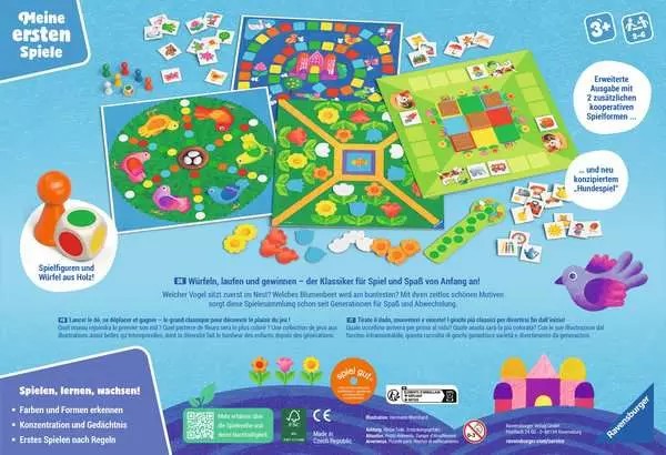 Weitere Ansicht: 4 erste Spiele - Kinderspiel ab 3 Jahre