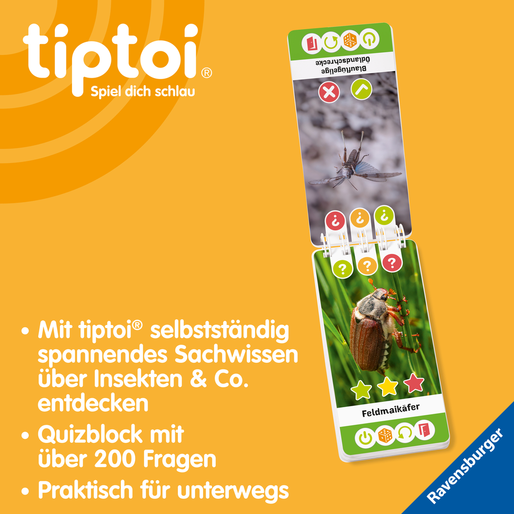 Weitere Ansicht: tiptoi® Wieso? Weshalb? Warum? Quiz - Insekten & Co.