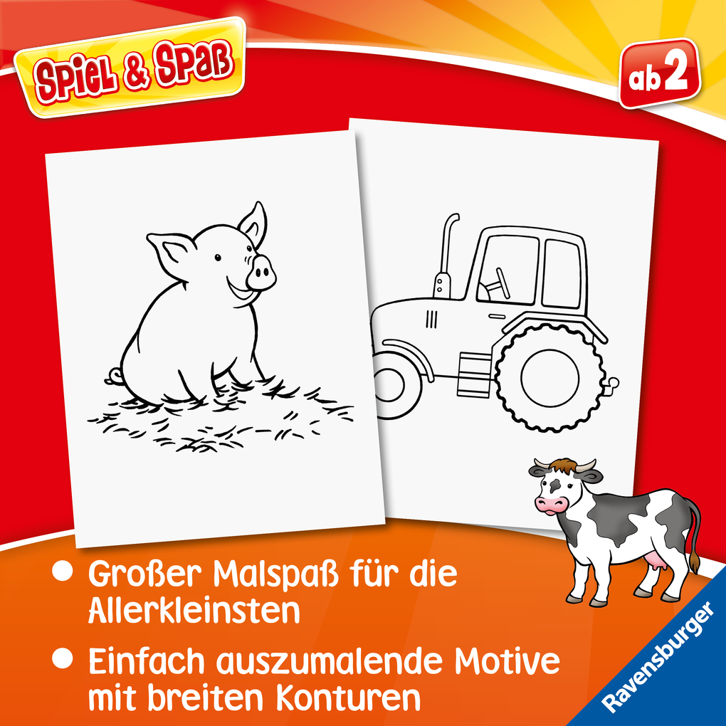 Weitere Ansicht: Spiel & Spaß - Mein allererster Malblock: Bauernhof