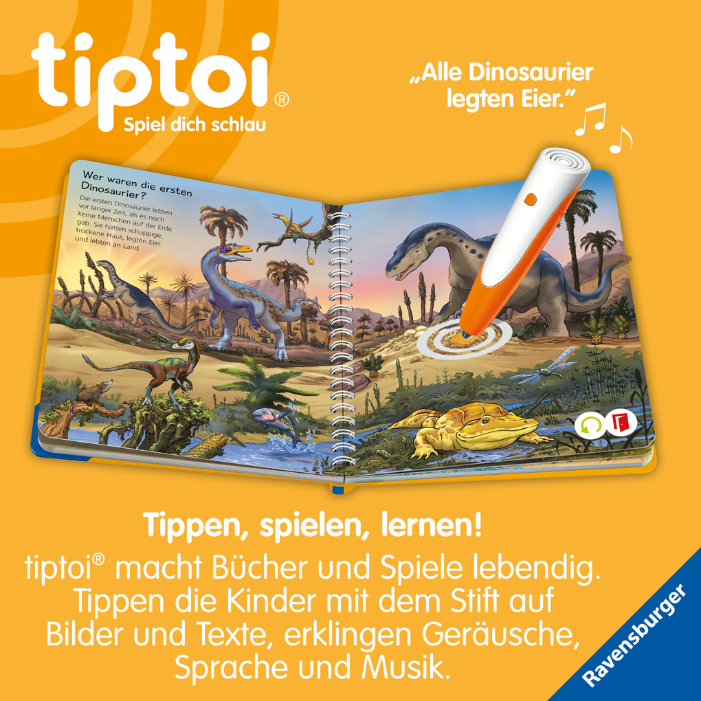 Weitere Ansicht: tiptoi® Wieso? Weshalb? Warum? junior - Dinosaurier | Cee Neudert