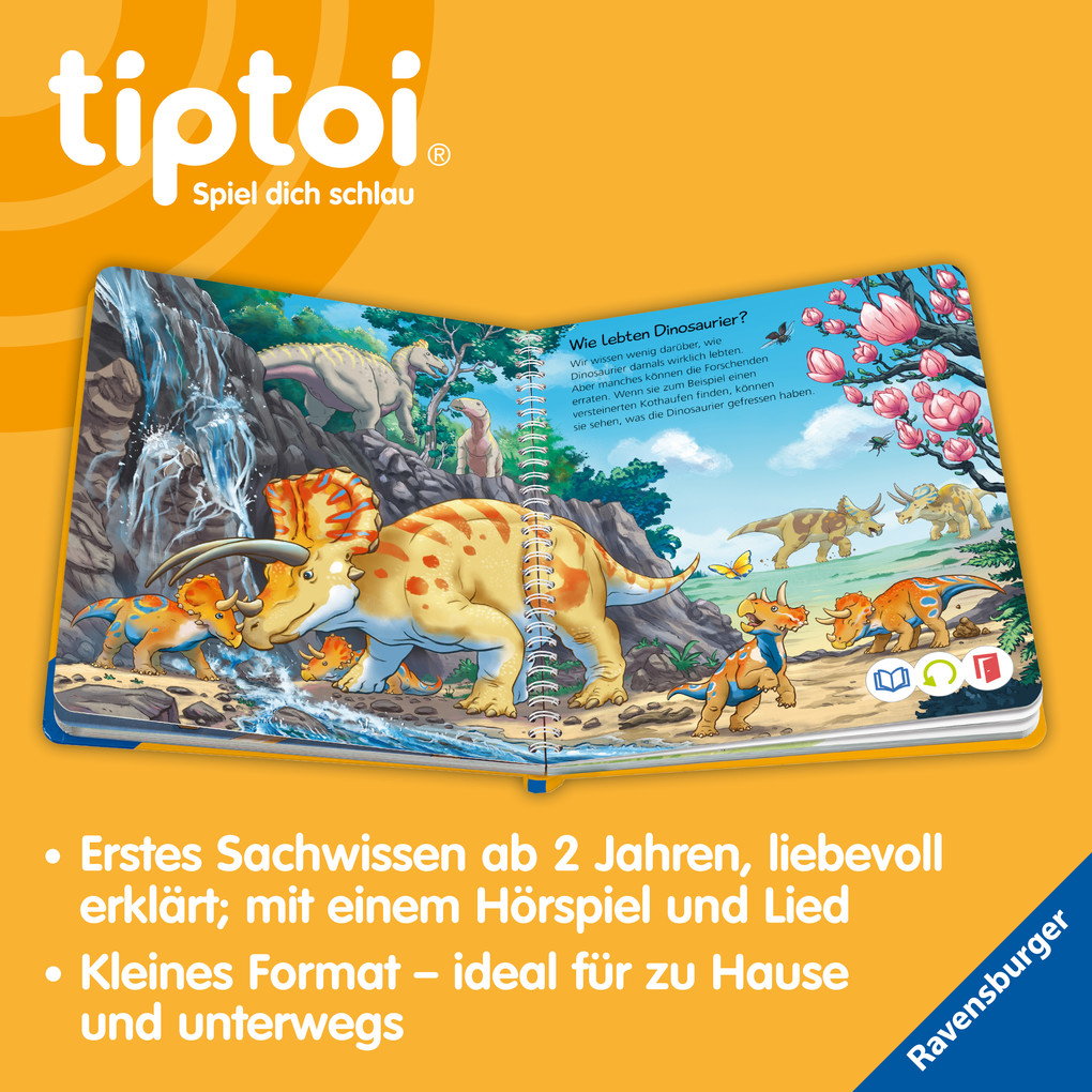 Weitere Ansicht: tiptoi® Wieso? Weshalb? Warum? junior - Dinosaurier | Cee Neudert
