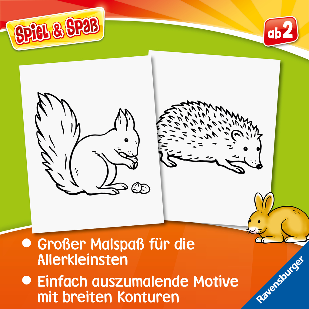 Weitere Ansicht: Spiel & Spaß - Mein allererster Malblock: Tiere