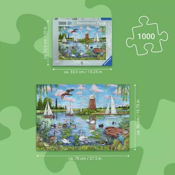 Weitere Ansicht: Erwachsenenpuzzle 1000 Teile - Küstenlandschaft