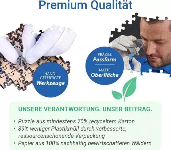 Weitere Ansicht: Erwachsenenpuzzle 1000 Teile - Küstenlandschaft