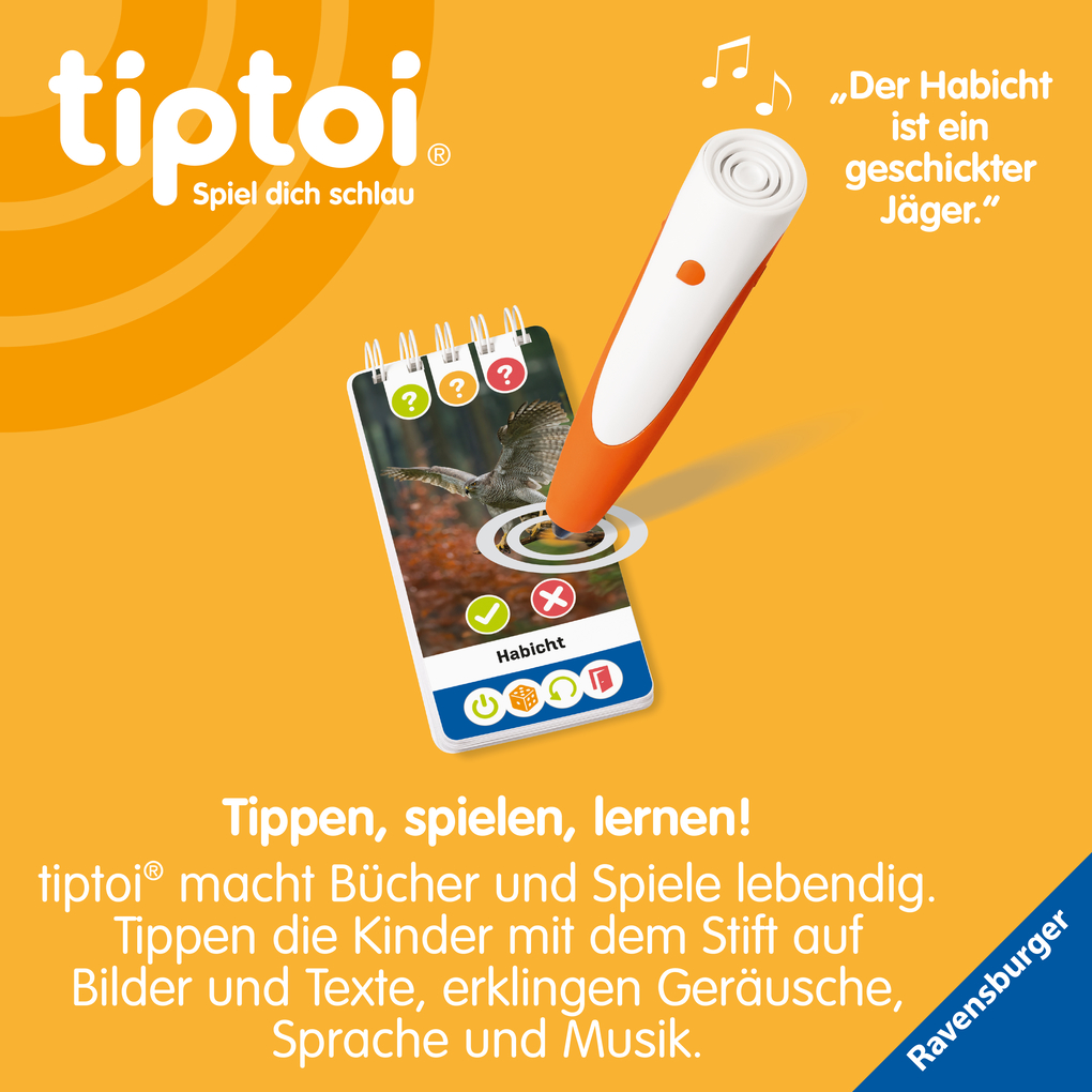 Weitere Ansicht: tiptoi® Wieso? Weshalb? Warum? Quiz - Unsere Vögel