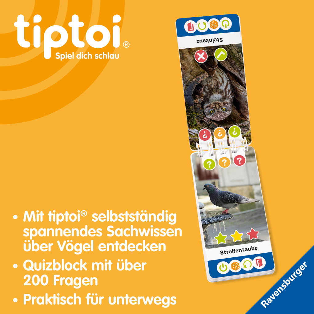Weitere Ansicht: tiptoi® Wieso? Weshalb? Warum? Quiz - Unsere Vögel