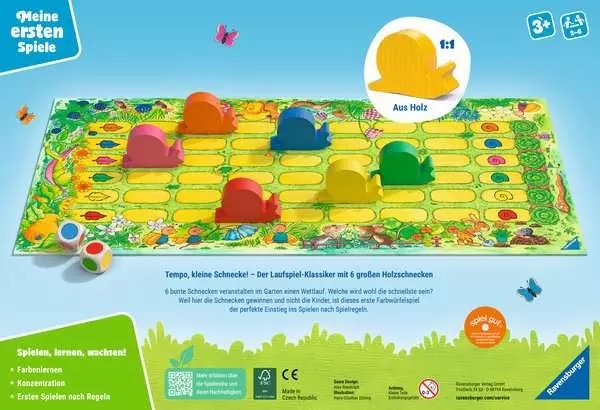 Weitere Ansicht: Tempo, kleine Schnecke! - Kinderspiel ab 3 Jahre | Alex Randolph