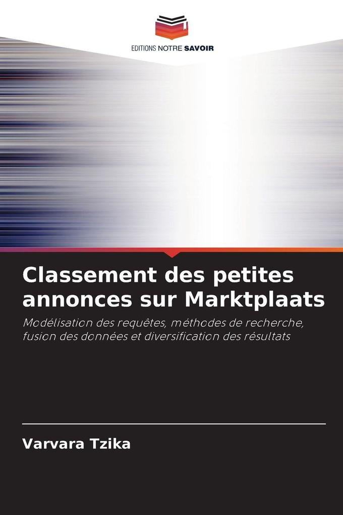 Produktbild: Classement des petites annonces sur Marktplaats | Varvara Tzika