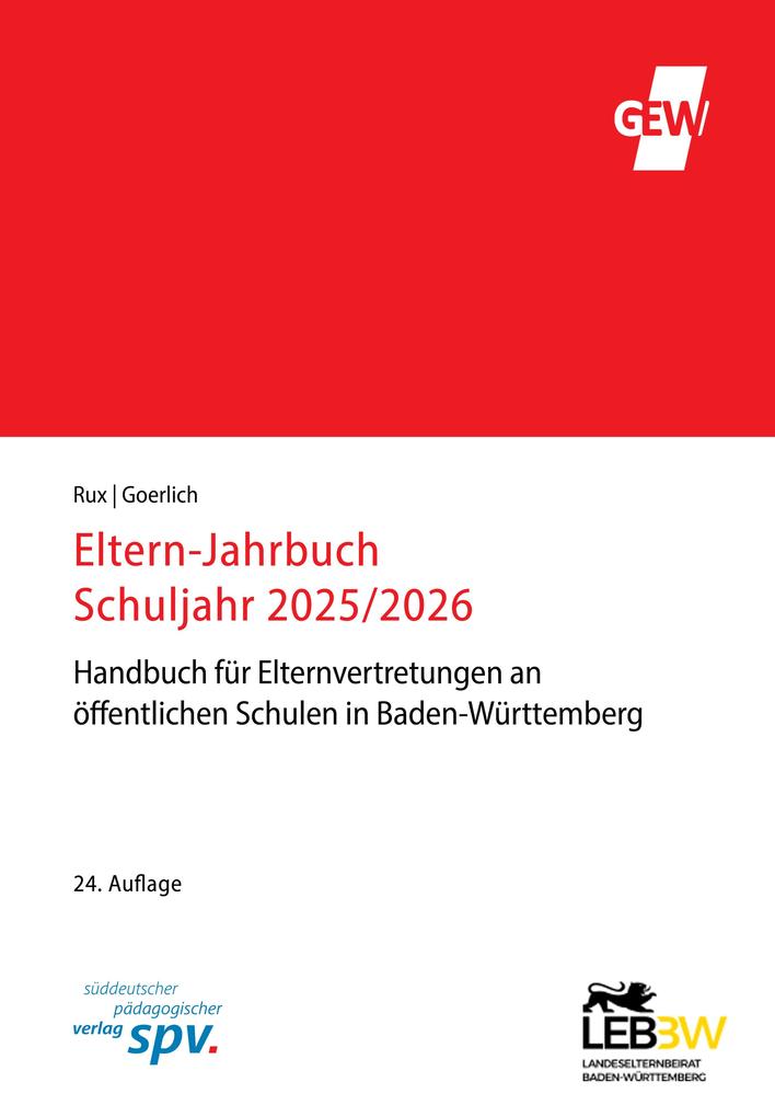 Produktbild: Eltern-Jahrbuch Schuljahr 2025/2026 | Michael Rux, Inge Goerlich