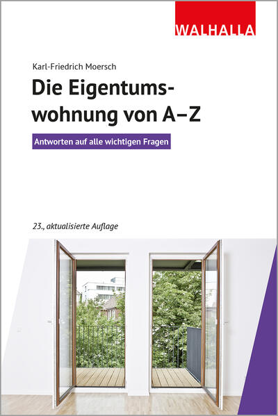 Produktbild: Die Eigentumswohnung von A-Z | Karl-Friedrich Moersch