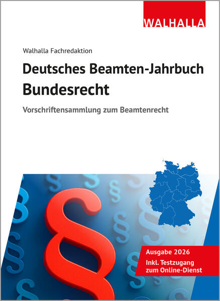 Produktbild: Deutsches Beamten-Jahrbuch Bundesrecht 2026 | Walhalla Fachredaktion