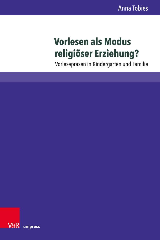 Produktbild: Vorlesen als Modus religiöser Erziehung? | Anna Tobies