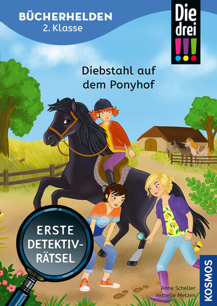 Produktbild: Die drei !!!, Bücherhelden 2. Klasse, Diebstahl auf dem Ponyhof | Anne Scheller