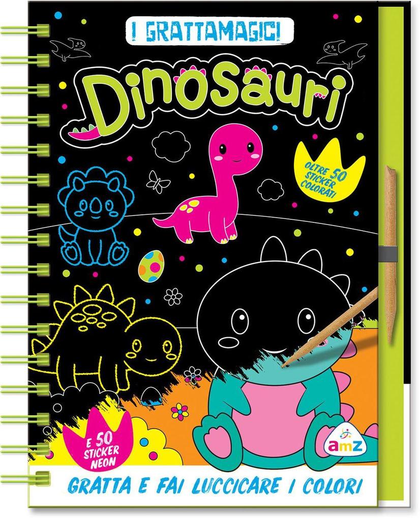 Produktbild: Dinosauri neon. I grattamagici