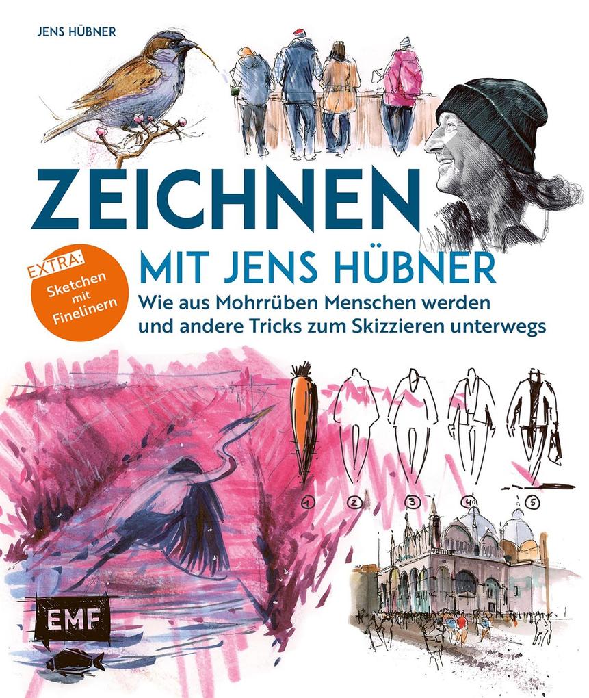 Produktbild: Zeichnen mit Jens Hübner - Entschleunigen durch Zeichnen | Jens Hübner