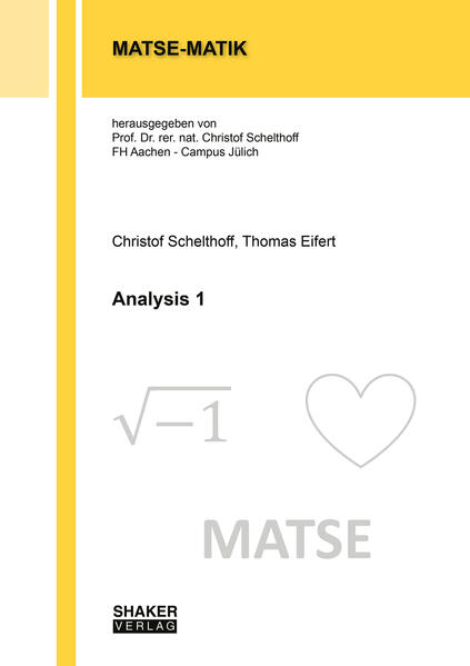 Produktbild: Analysis 1 | Christof Schelthoff, Thomas Eifert
