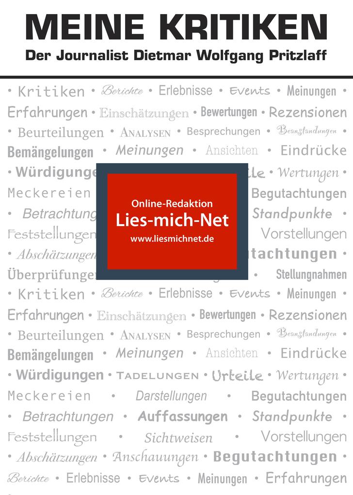 Produktbild: Meine Kritiken | Dietmar Wolfgang Pritzlaff