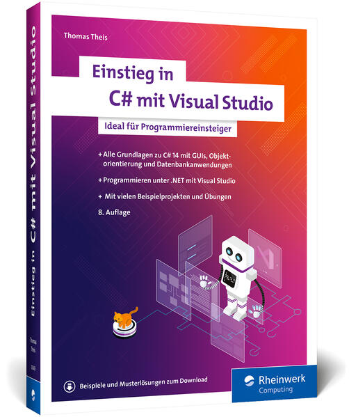 Produktbild: Einstieg in C# mit Visual Studio | Thomas Theis