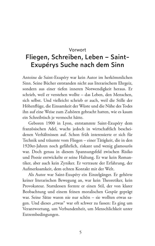 Weitere Ansicht: Wind, Sand und Sterne oder Die Erde des Menschen | Antoine de Saint-Exupéry