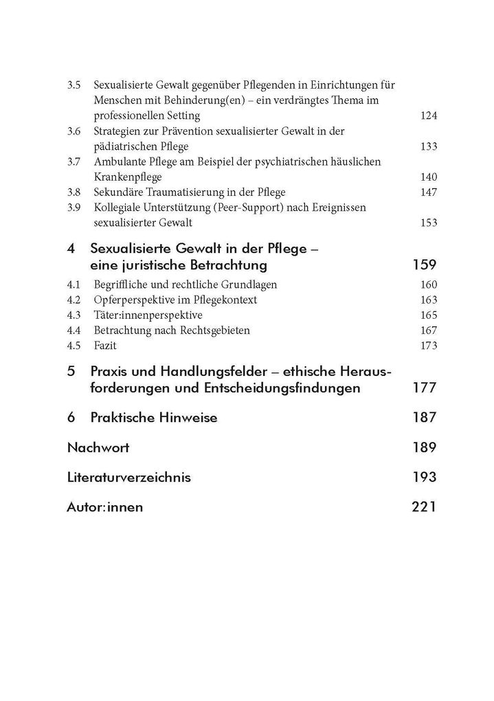 Weitere Ansicht: Sexualisierte Gewalt in der Pflege
