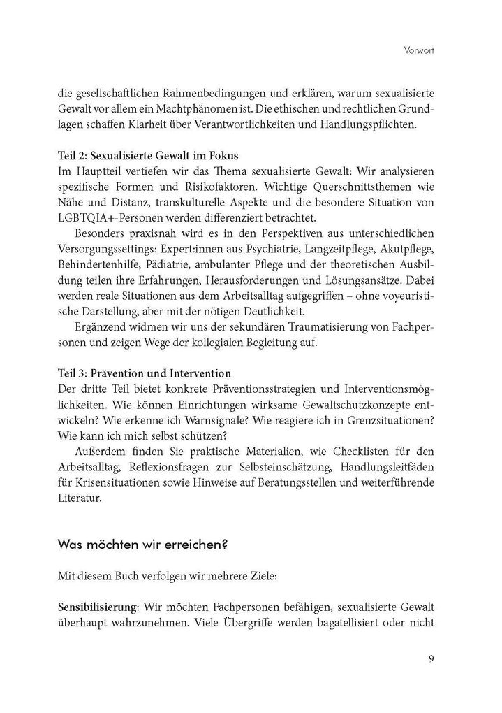 Weitere Ansicht: Sexualisierte Gewalt in der Pflege