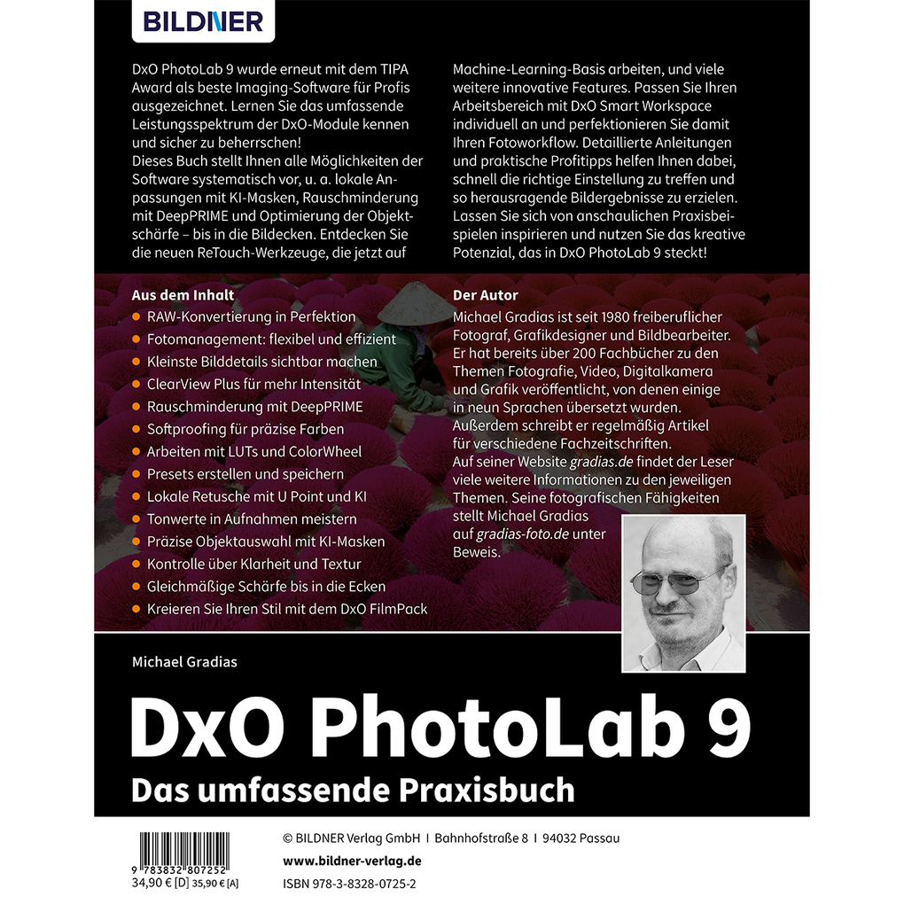 Weitere Ansicht: DxO PhotoLab 9 - Das umfassende Praxisbuch | Michael Gradias