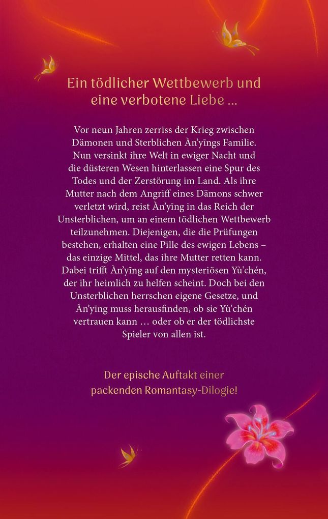 Weitere Ansicht: The Scorpion and the Night Blossom - Dolch und Blüte (The Three Realms 1) | Amélie Wen Zhao