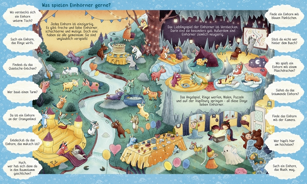 Weitere Ansicht: 101 Einhörner. Mein fabelhaftes Suchbuch | Ruby van der Bogen
