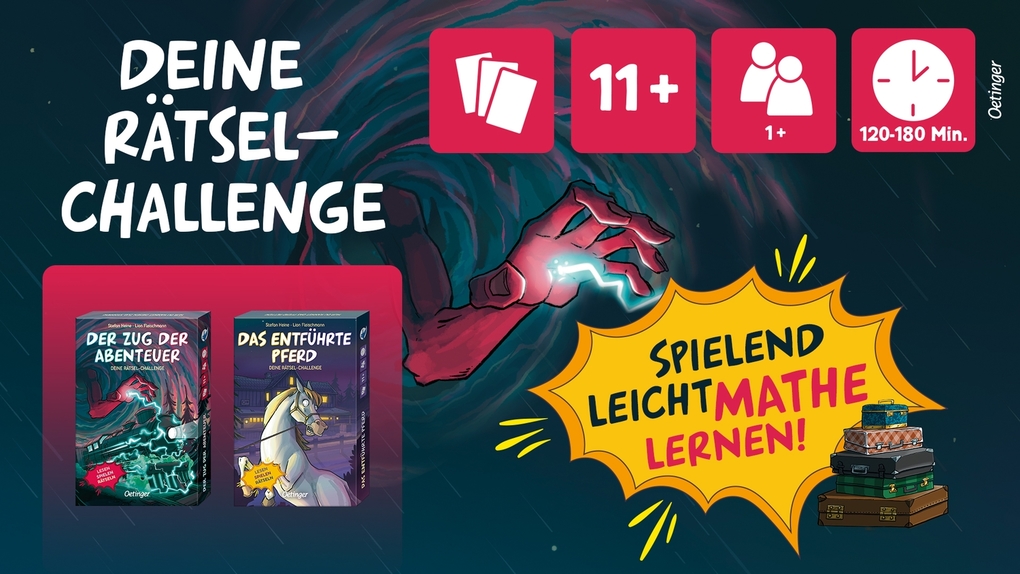 Weitere Ansicht: Deine Rätsel-Challenge. Der Zug der Abenteuer | Stefan Heine