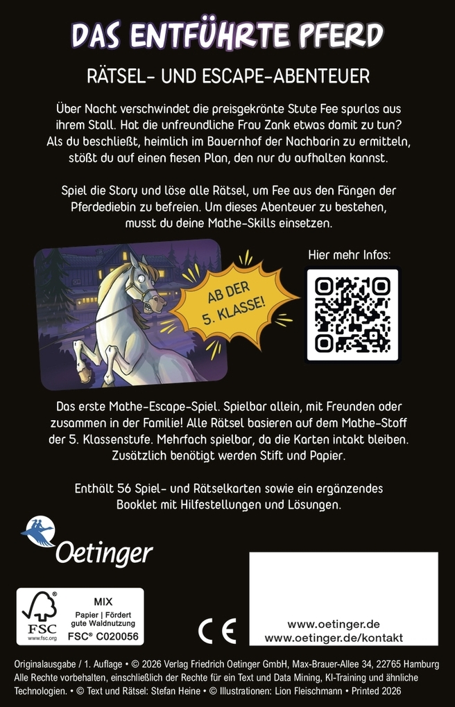 Weitere Ansicht: Deine Rätsel-Challenge. Das entführte Pferd | Stefan Heine