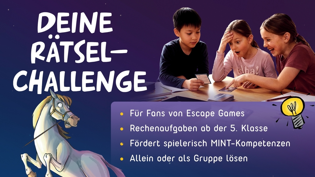 Weitere Ansicht: Deine Rätsel-Challenge. Das entführte Pferd | Stefan Heine