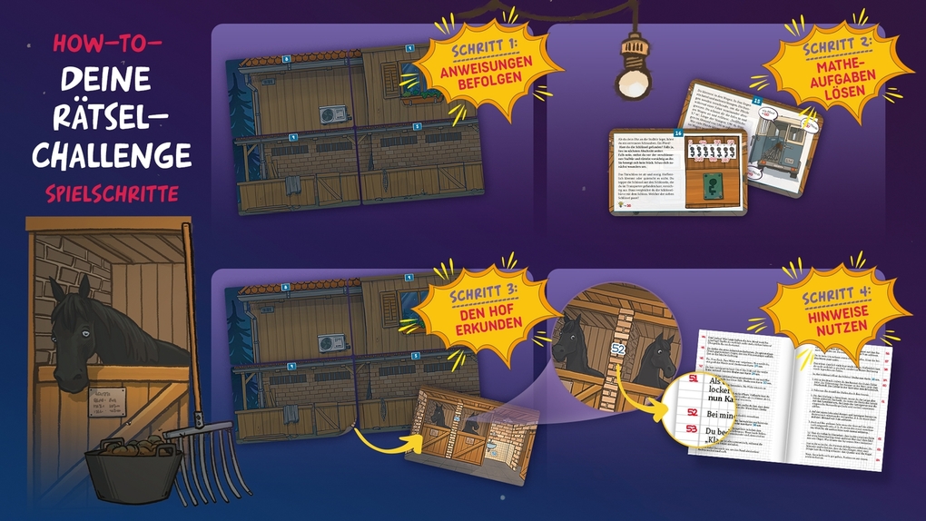 Weitere Ansicht: Deine Rätsel-Challenge. Das entführte Pferd | Stefan Heine