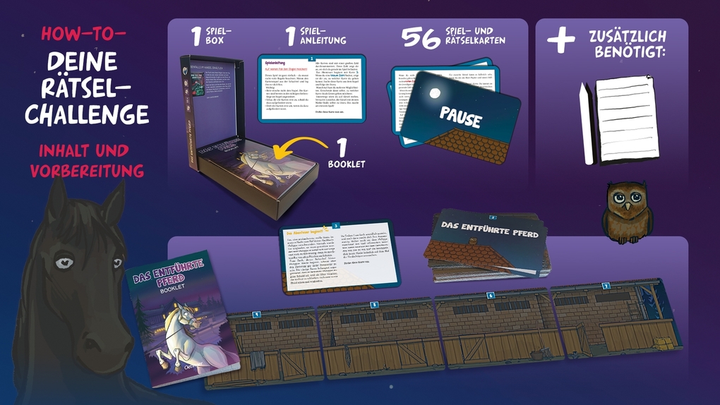 Weitere Ansicht: Deine Rätsel-Challenge. Das entführte Pferd | Stefan Heine