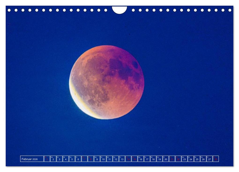 Weitere Ansicht: Faszination Mond - der etwas andere Mondkalender (Wandkalender 2026 DIN A4 quer), CALVENDO Monatskalender | Thomas Rasig, Calvendo